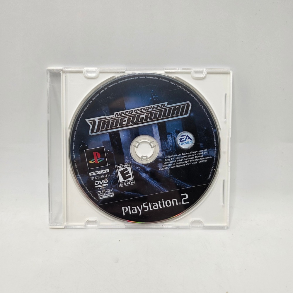 EA Games Need for Speed Underground PS2 Racing SLUS 20811 Street Tuner Disc Only